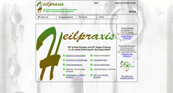 Desktop Screenshot of heilpraxis-droberg.de